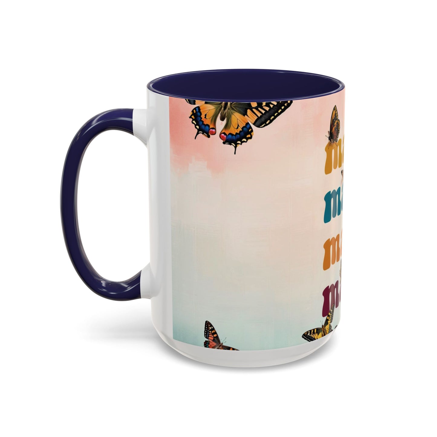 Coffee Mug - Butterfly Mama Accent Mug for Moms