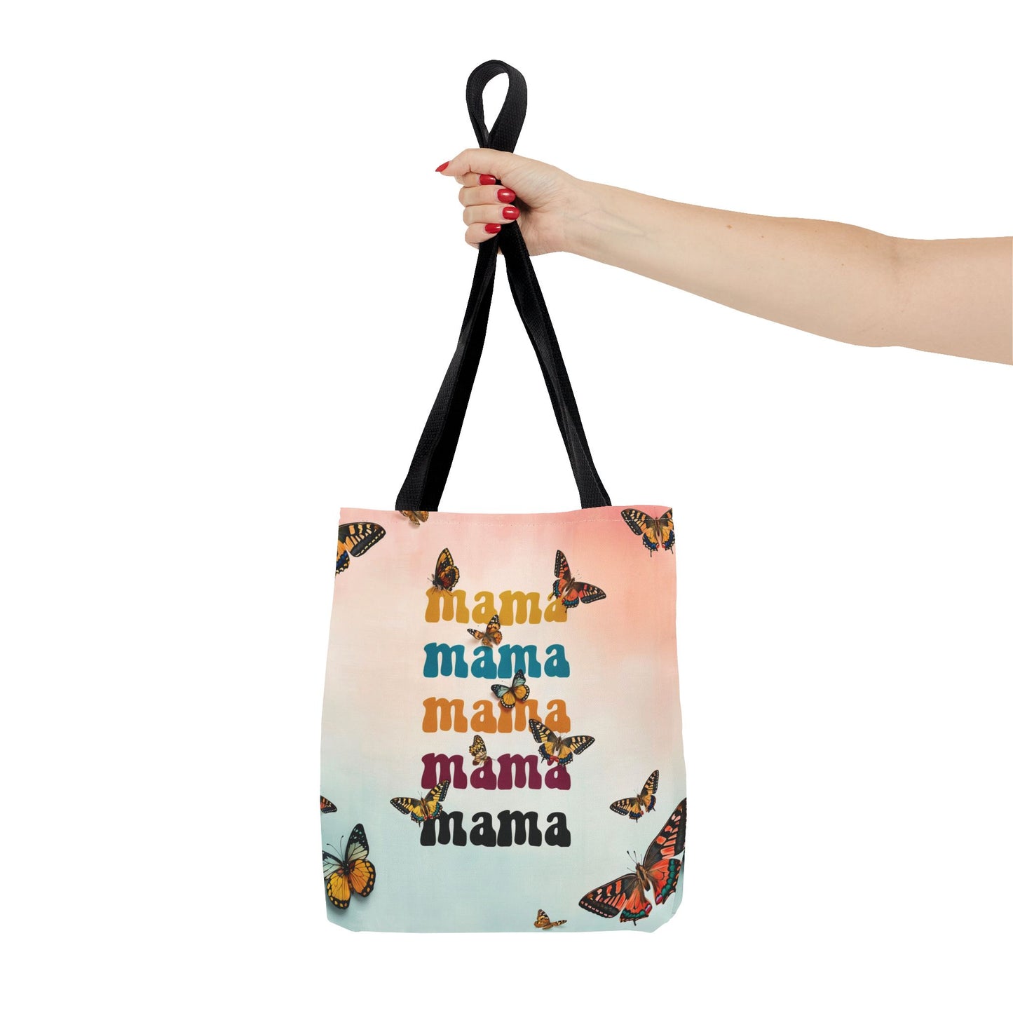 Colorful Mama Butterfly Tote Bag - Perfect for Moms on the Go