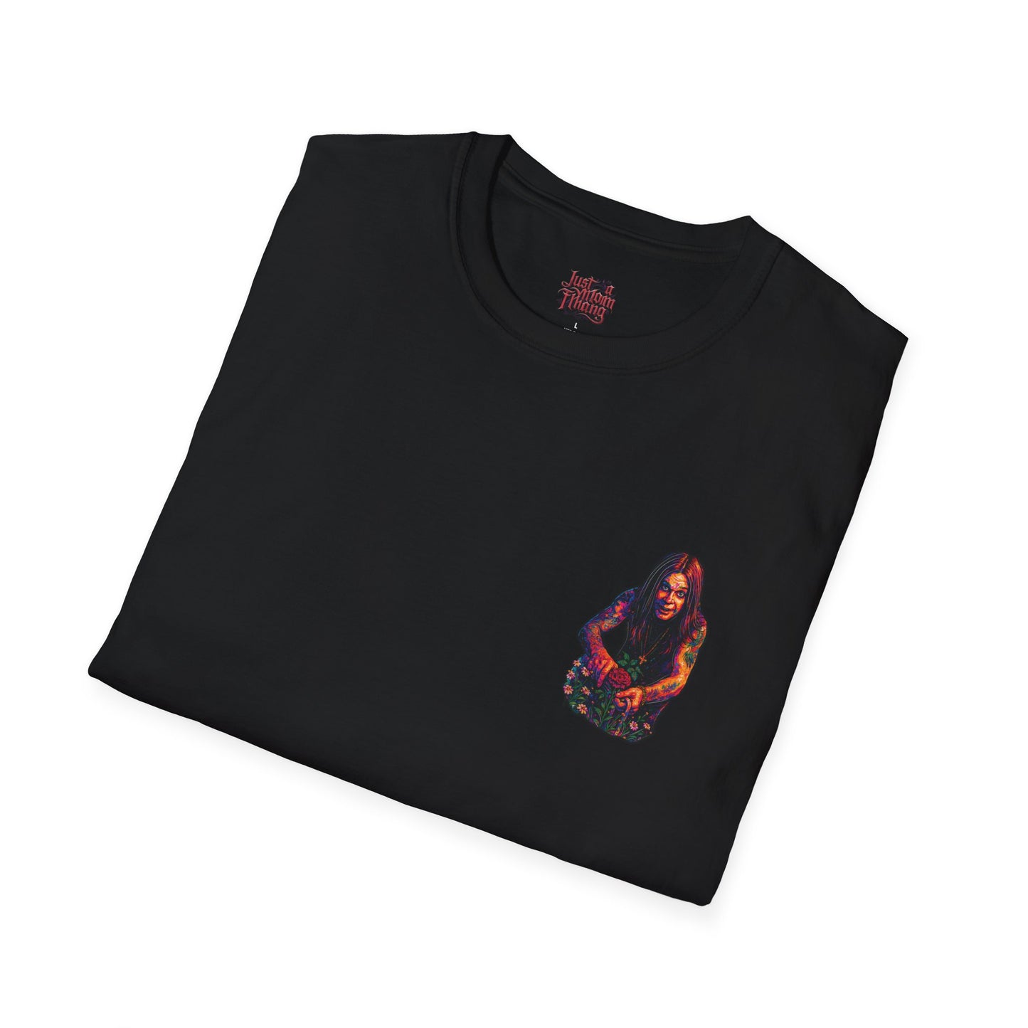 Colorful Floral Graphic Unisex T-Shirt for Summer Festivals and Casual Outings