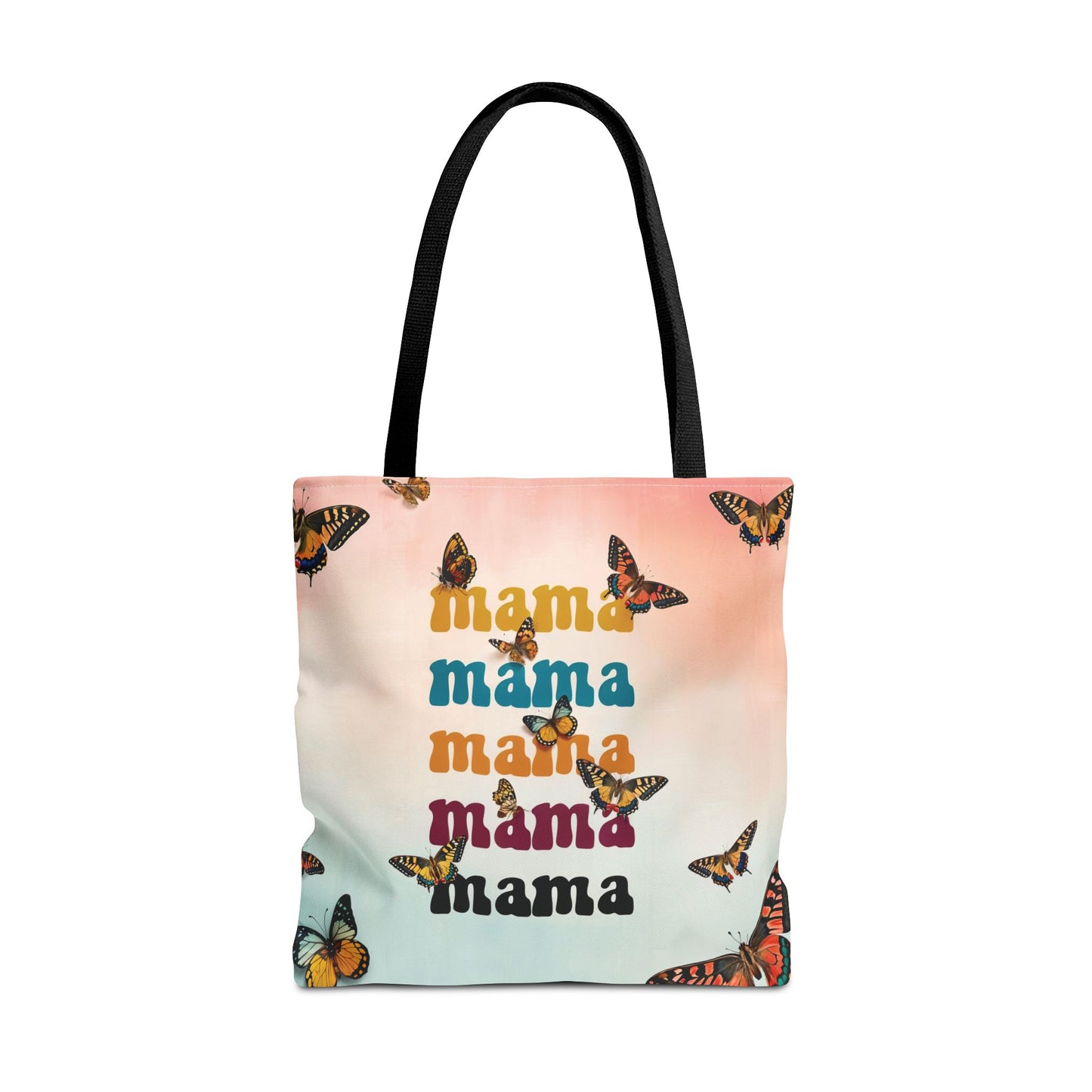 Colorful Mama Butterfly Tote Bag - Perfect for Moms on the Go