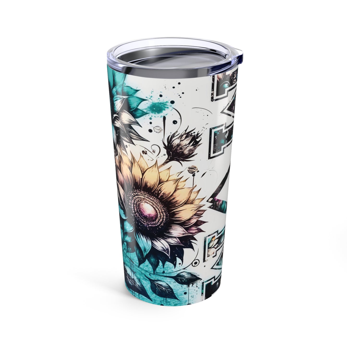20oz Floral Tumbler - Unique Sunflower Design for Moms