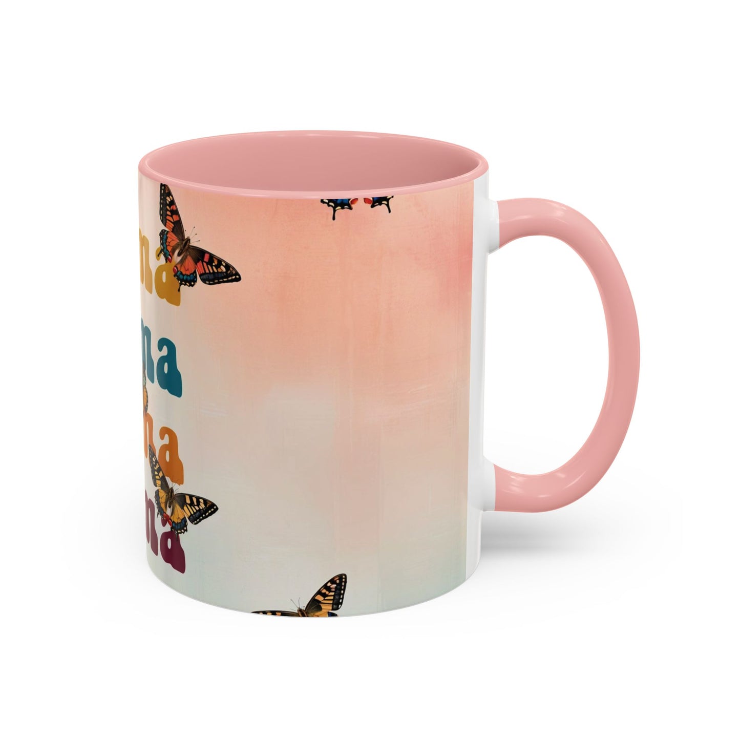 Coffee Mug - Butterfly Mama Accent Mug for Moms
