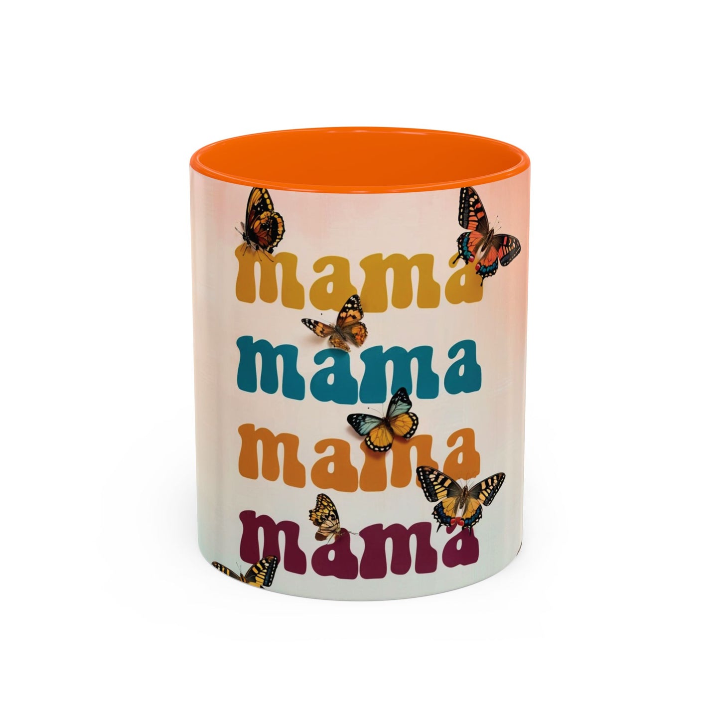 Coffee Mug - Butterfly Mama Accent Mug for Moms