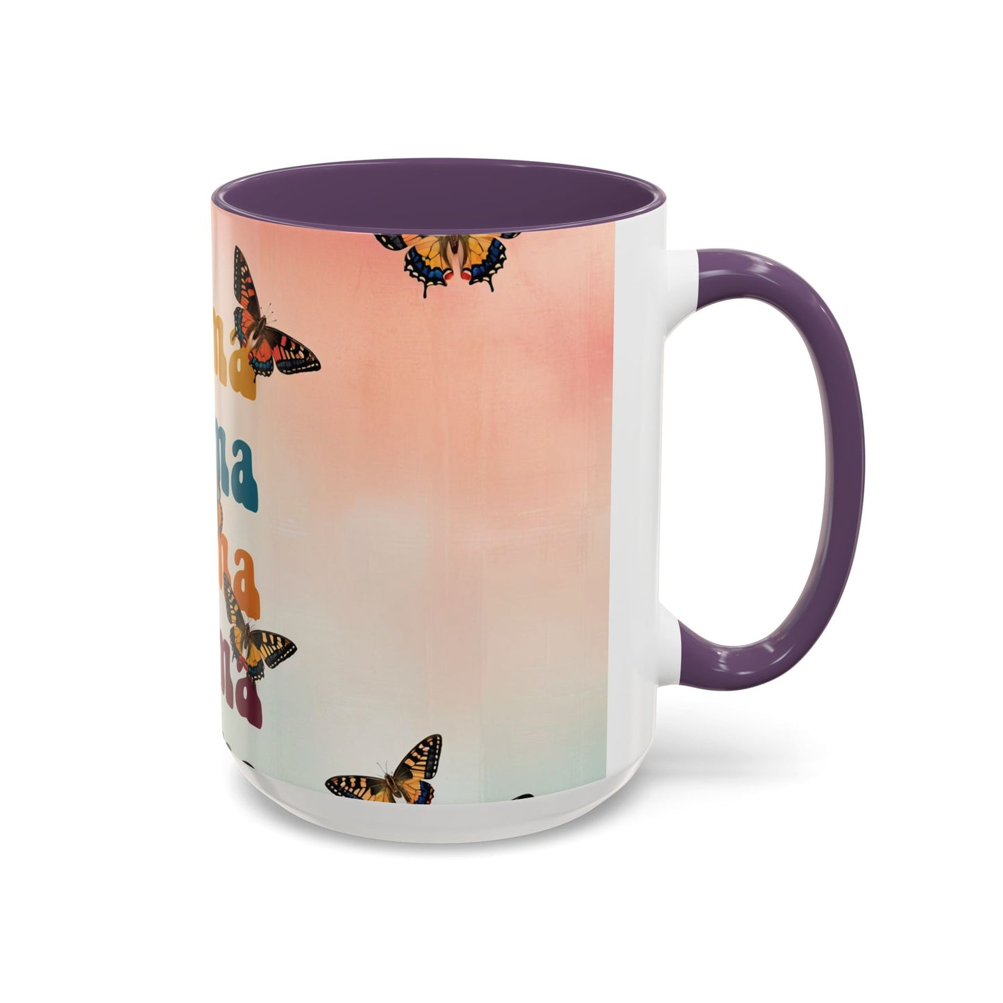 Coffee Mug - Butterfly Mama Accent Mug for Moms