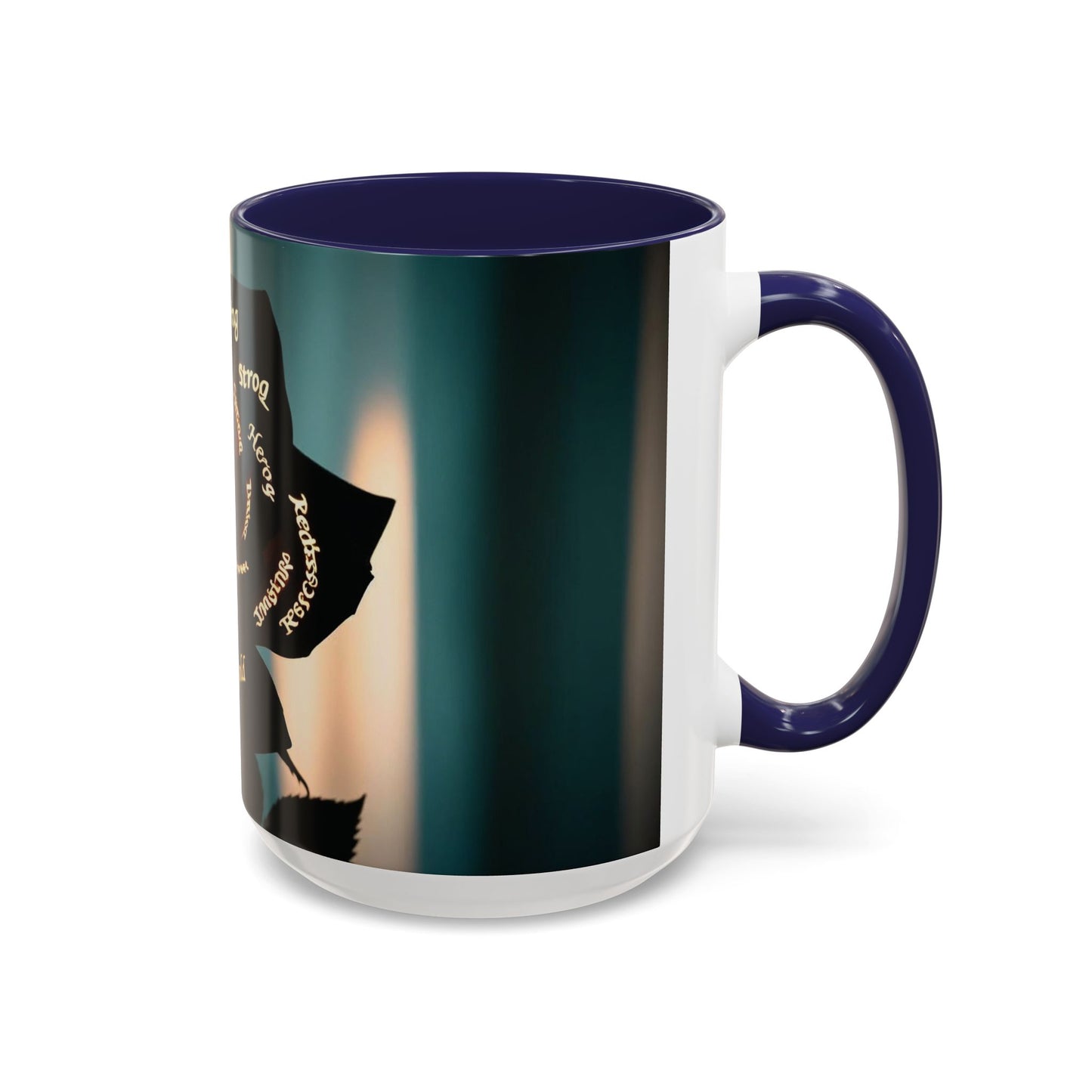 Inspirational Coffee Mug - Heart of Gold Quote with Rose Design