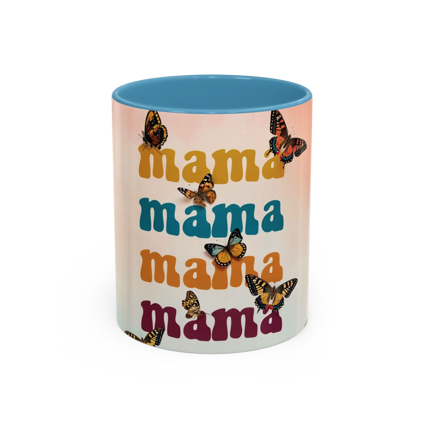 Coffee Mug - Butterfly Mama Accent Mug for Moms