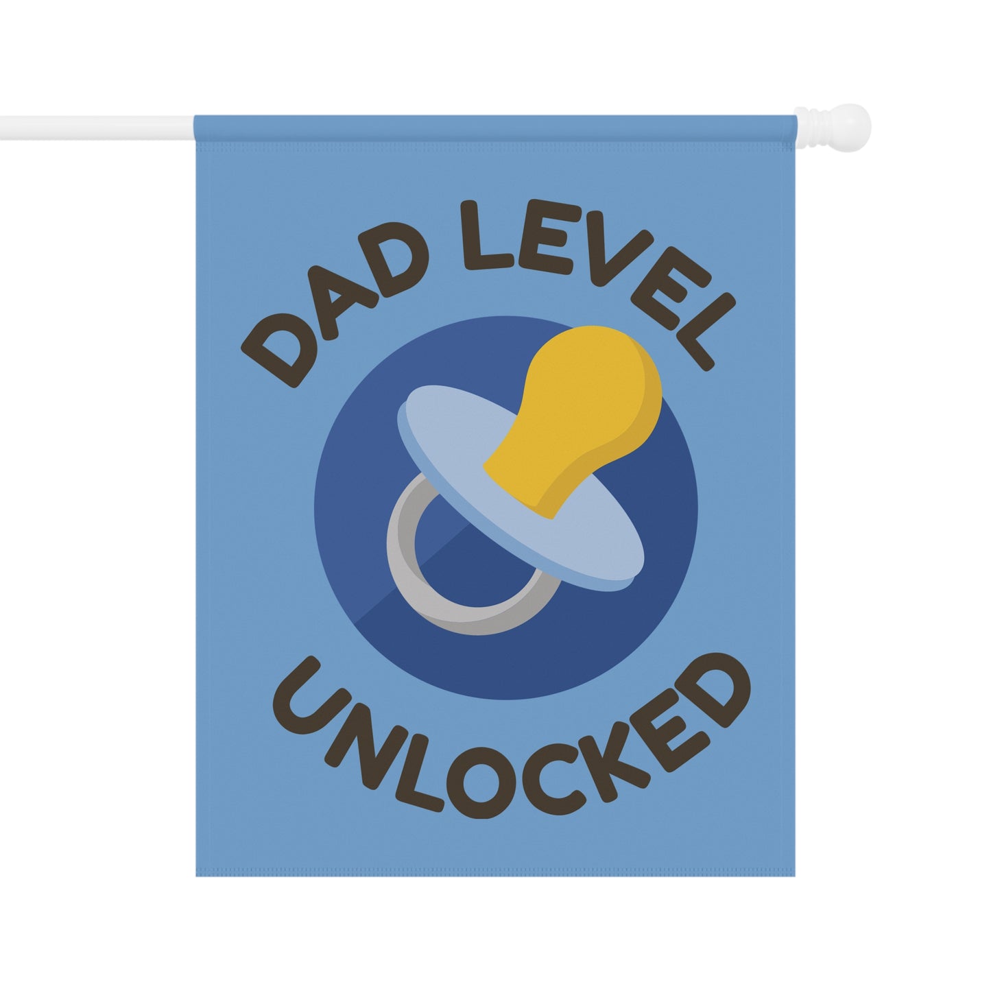 Dad Level Unlocked Garden Banner - Celebrate Fatherhood!