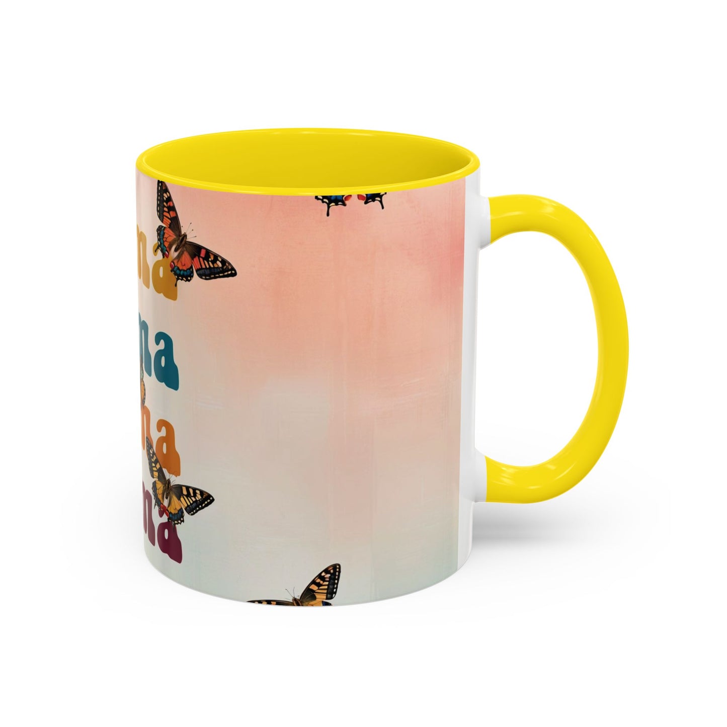 Coffee Mug - Butterfly Mama Accent Mug for Moms