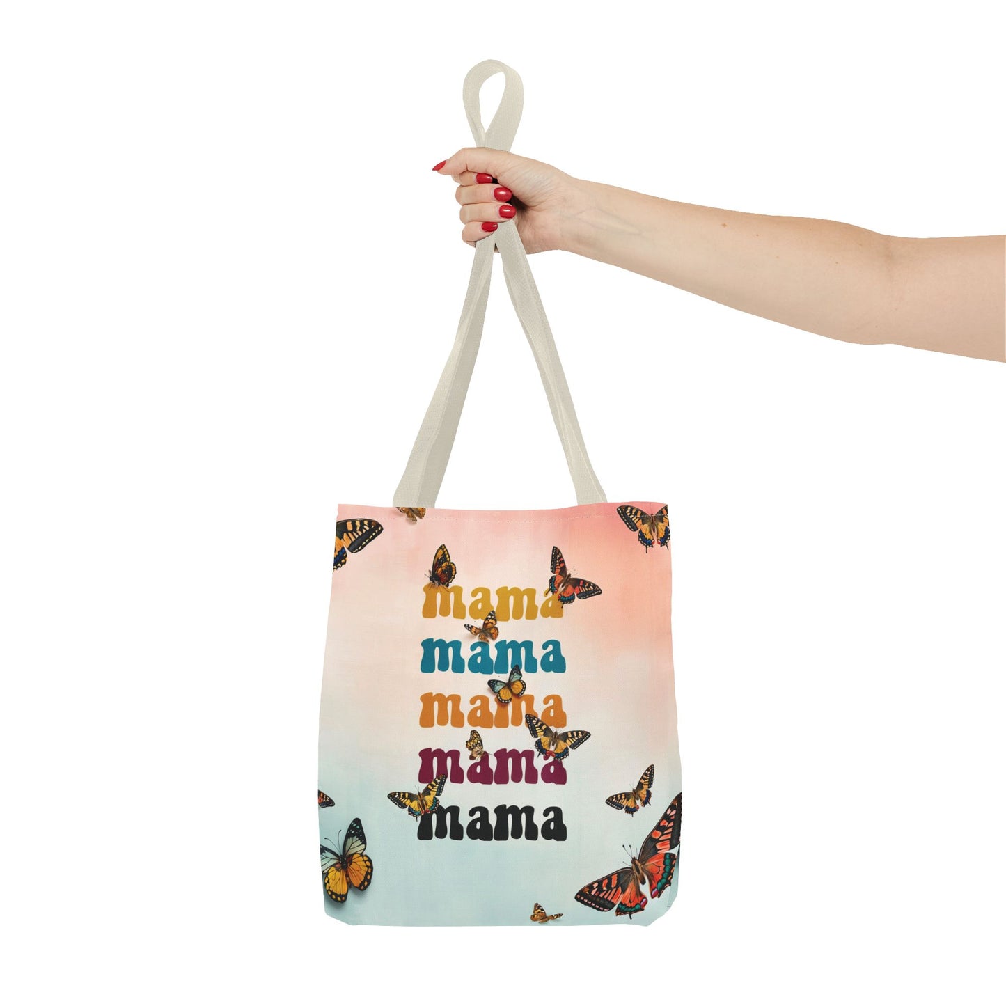 Colorful Mama Butterfly Tote Bag - Perfect for Moms on the Go