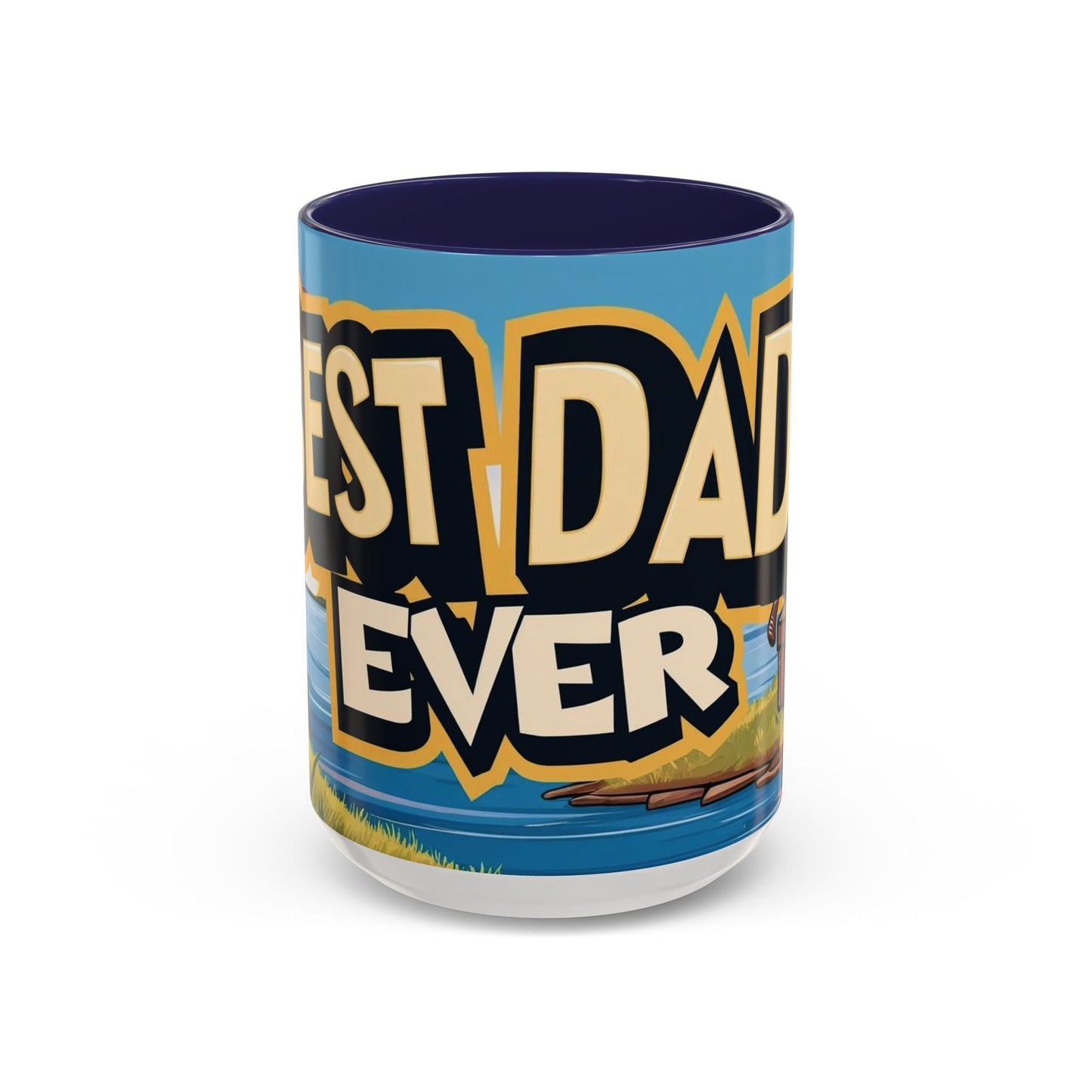 Best Dad Ever Fishing Coffee Mug - Perfect for Father's Day
