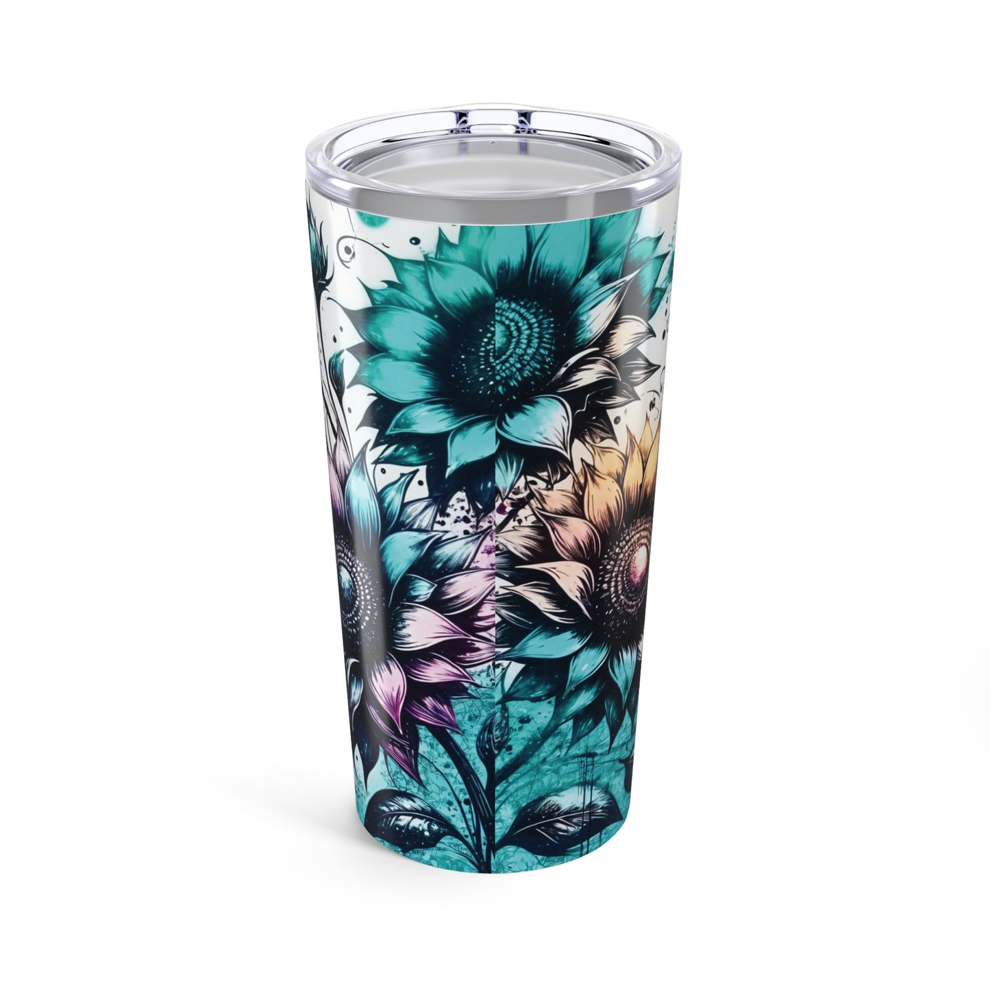 20oz Floral Tumbler - Unique Sunflower Design for Moms