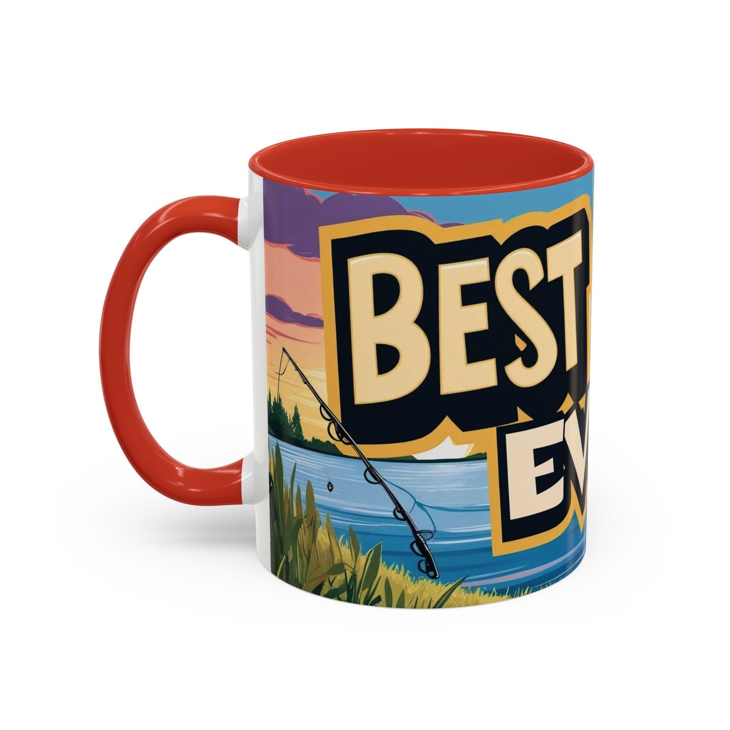 Best Dad Ever Fishing Coffee Mug - Perfect for Father's Day