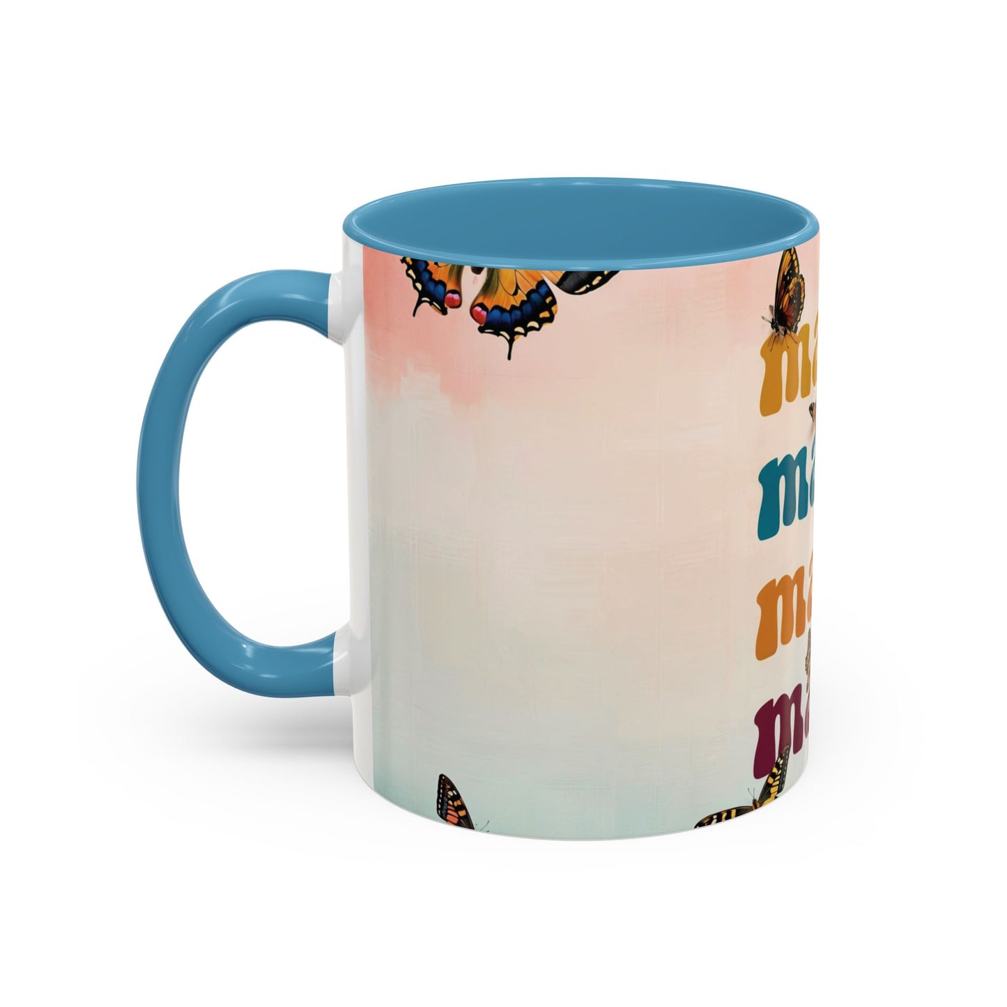 Coffee Mug - Butterfly Mama Accent Mug for Moms