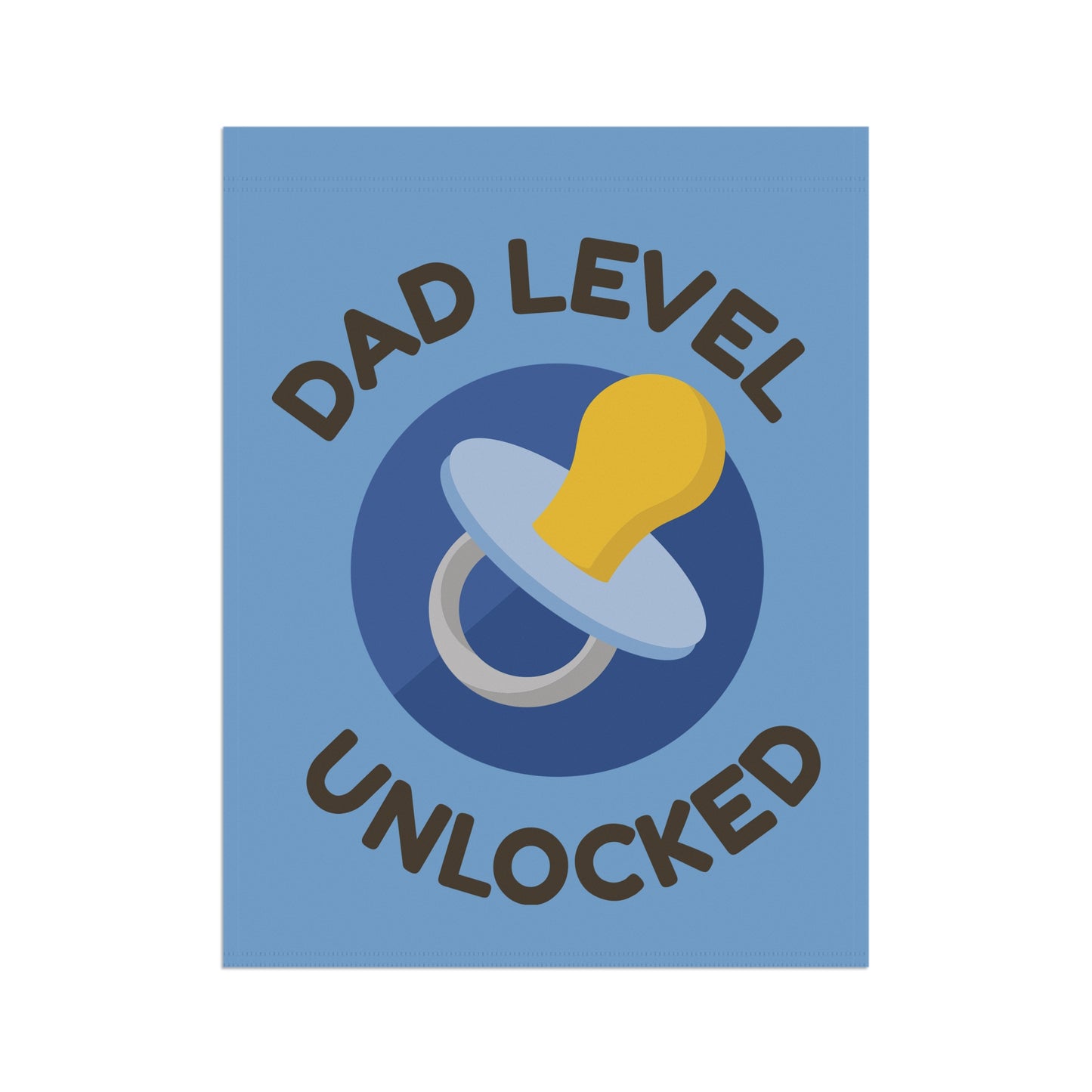 Dad Level Unlocked Garden Banner - Celebrate Fatherhood!