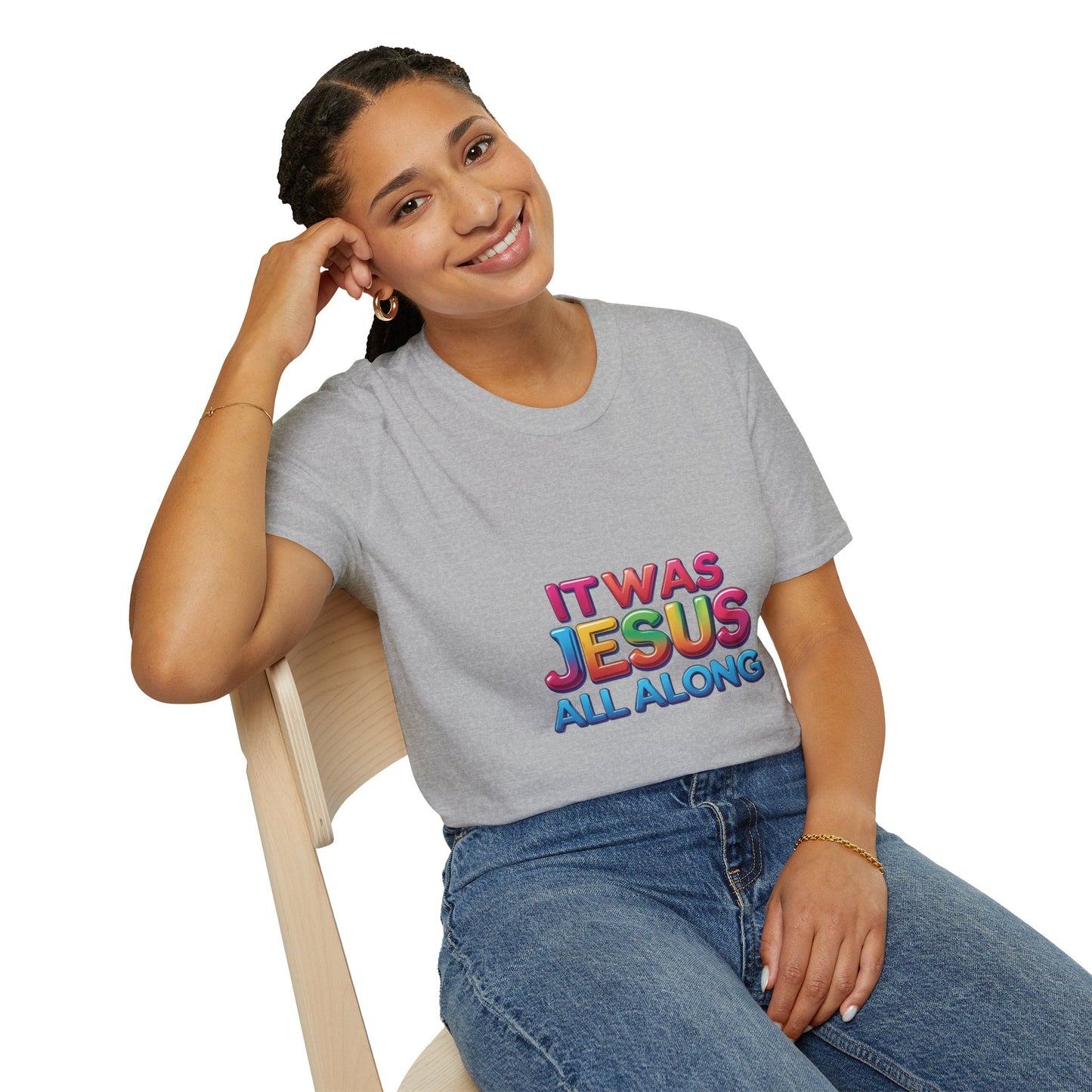 Religious T-Shirt - Jesus All Along