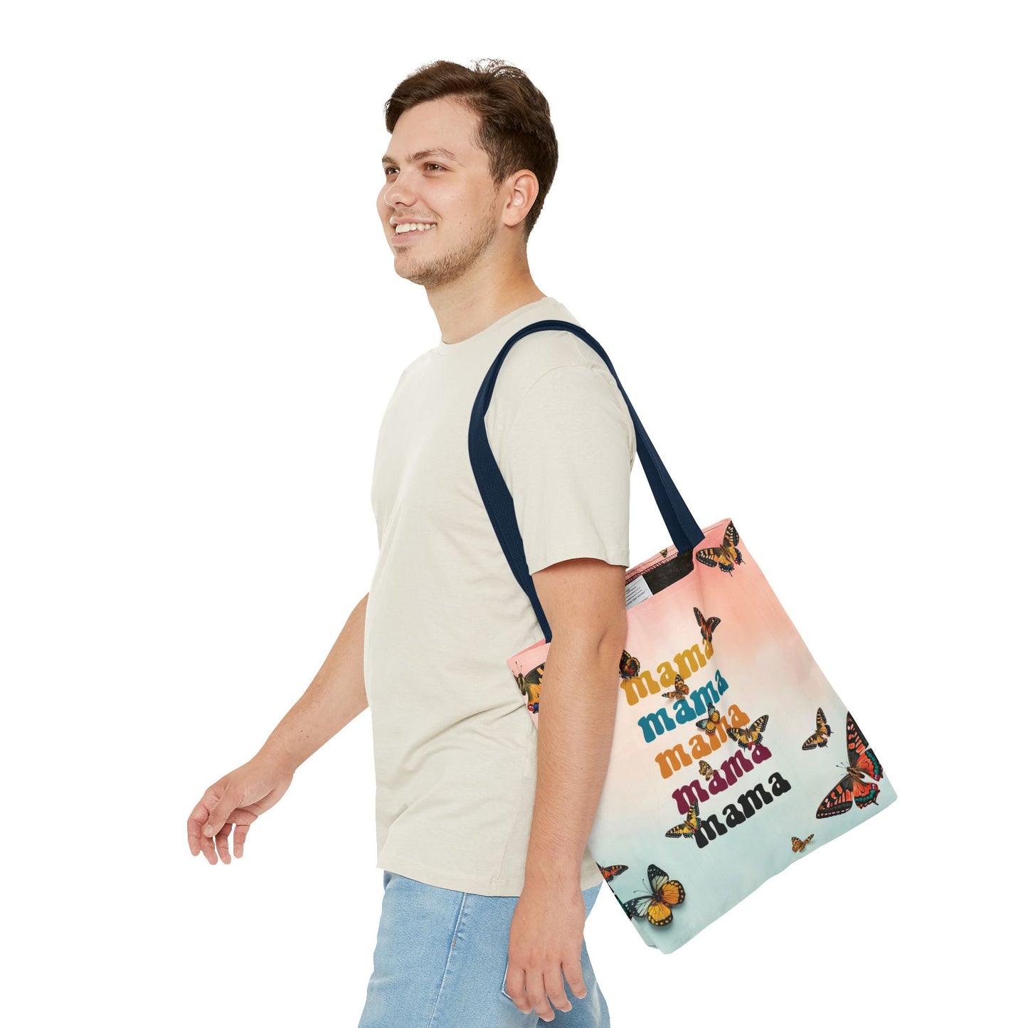 Colorful Mama Butterfly Tote Bag - Perfect for Moms on the Go