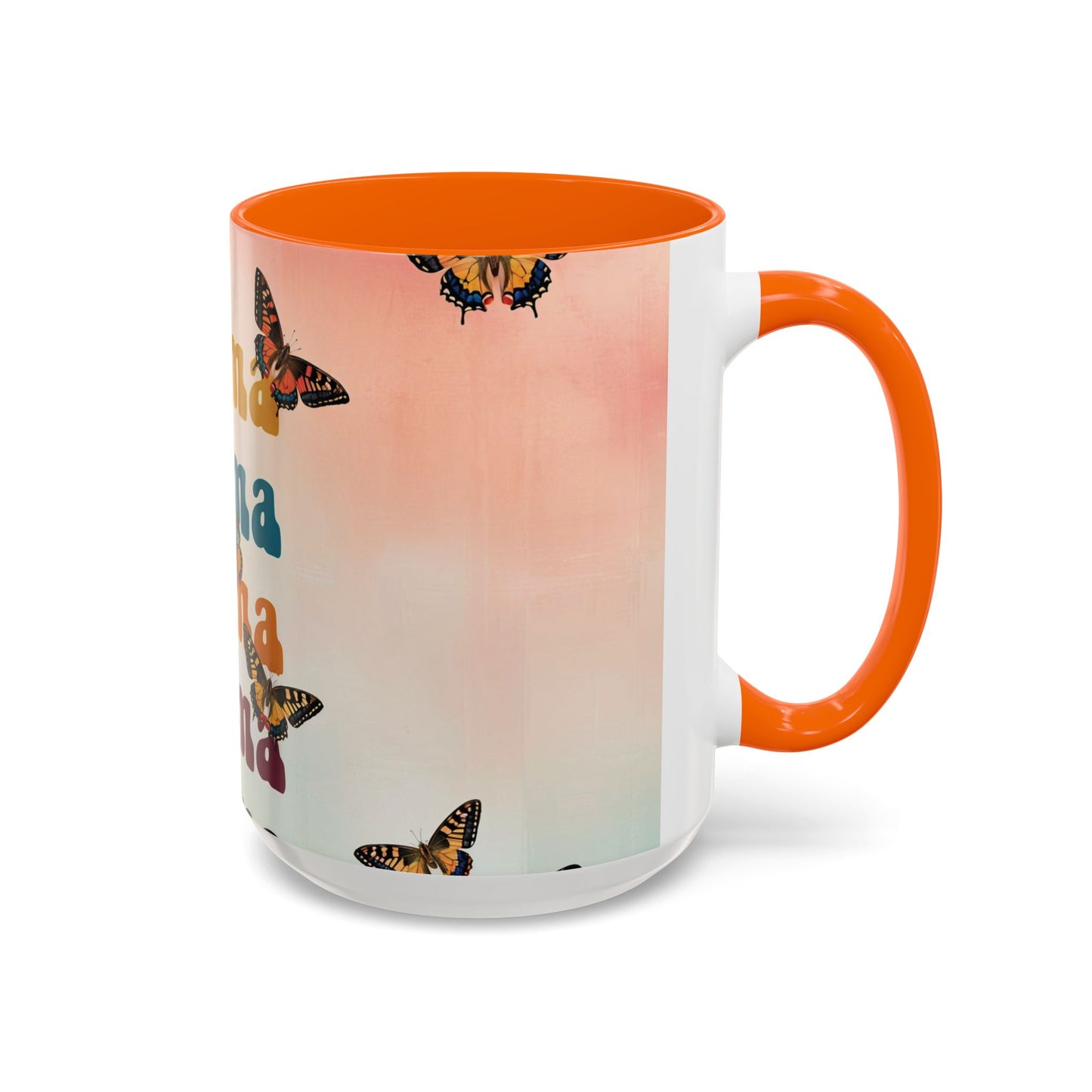 Coffee Mug - Butterfly Mama Accent Mug for Moms