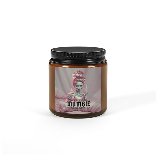 Scented Soy Candle (Multi-Size, Amber Jar)
