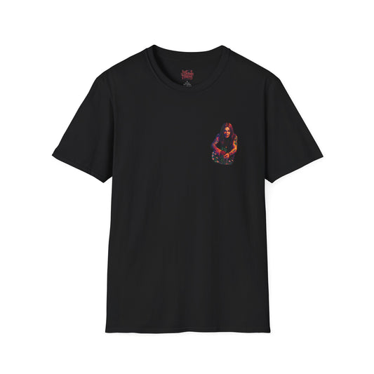 Colorful Floral Graphic Unisex T-Shirt for Summer Festivals and Casual Outings