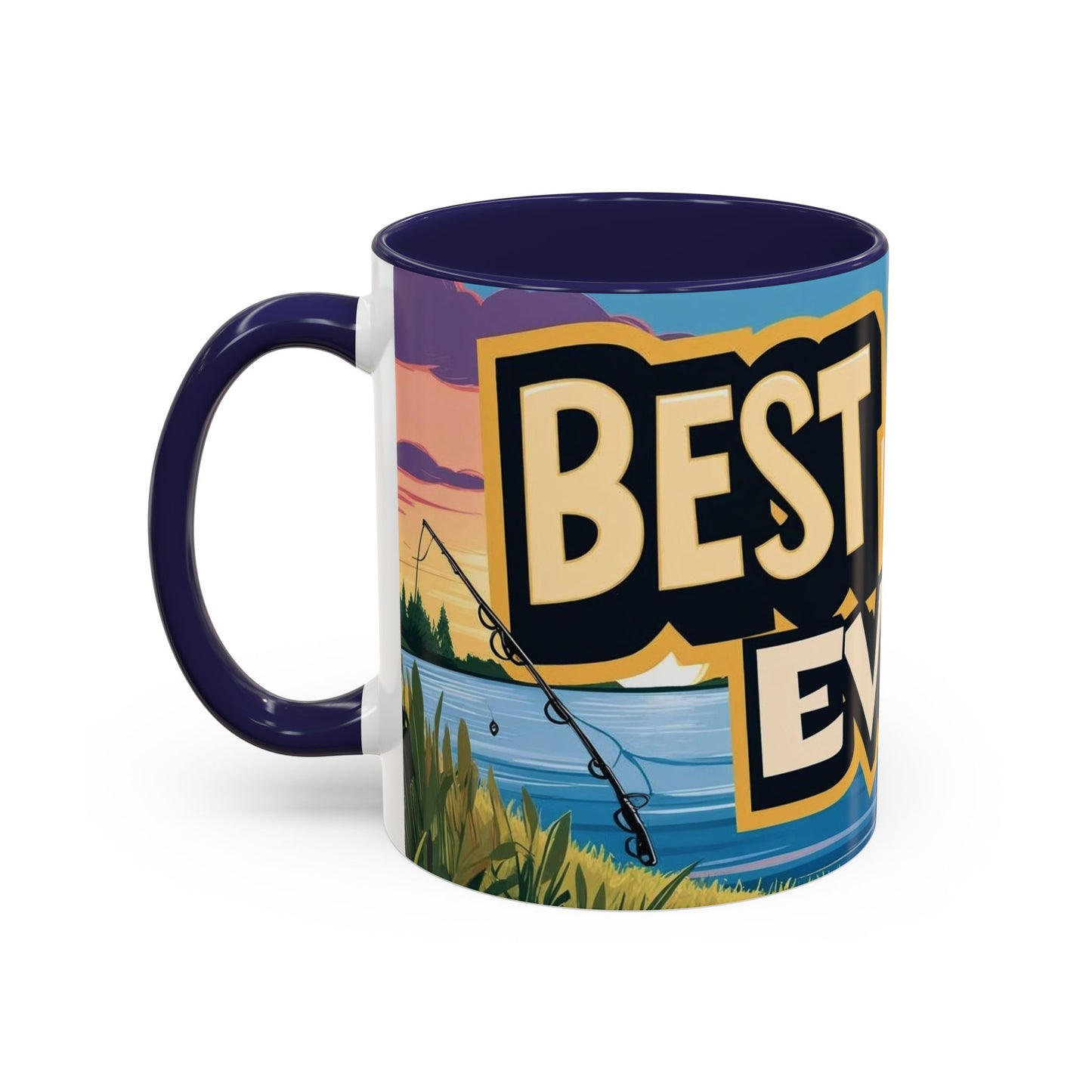 Best Dad Ever Fishing Coffee Mug - Perfect for Father's Day