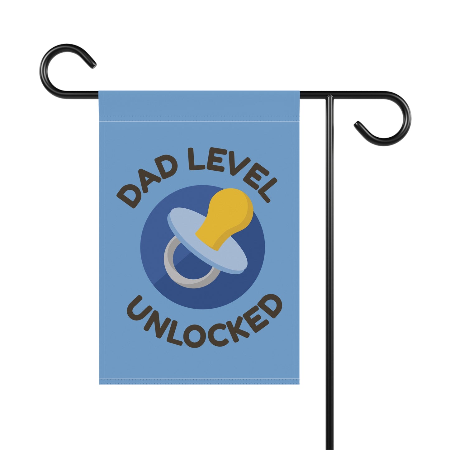 Dad Level Unlocked Garden Banner - Celebrate Fatherhood!