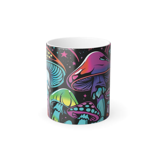 Color Morphing Mug – Psychedelic Mushroom Design