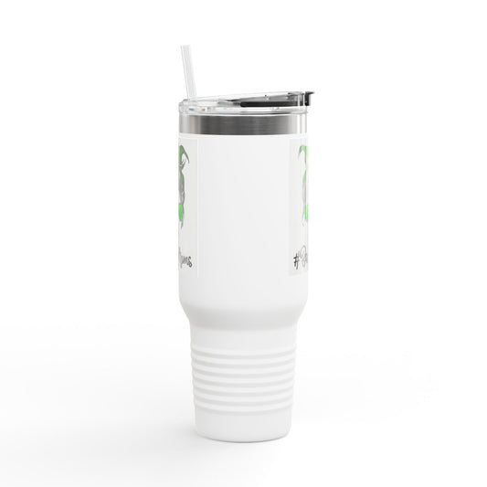 Stylish Insulated Travel Mug with #BadMom Design - Perfect for On-the-Go Sipping