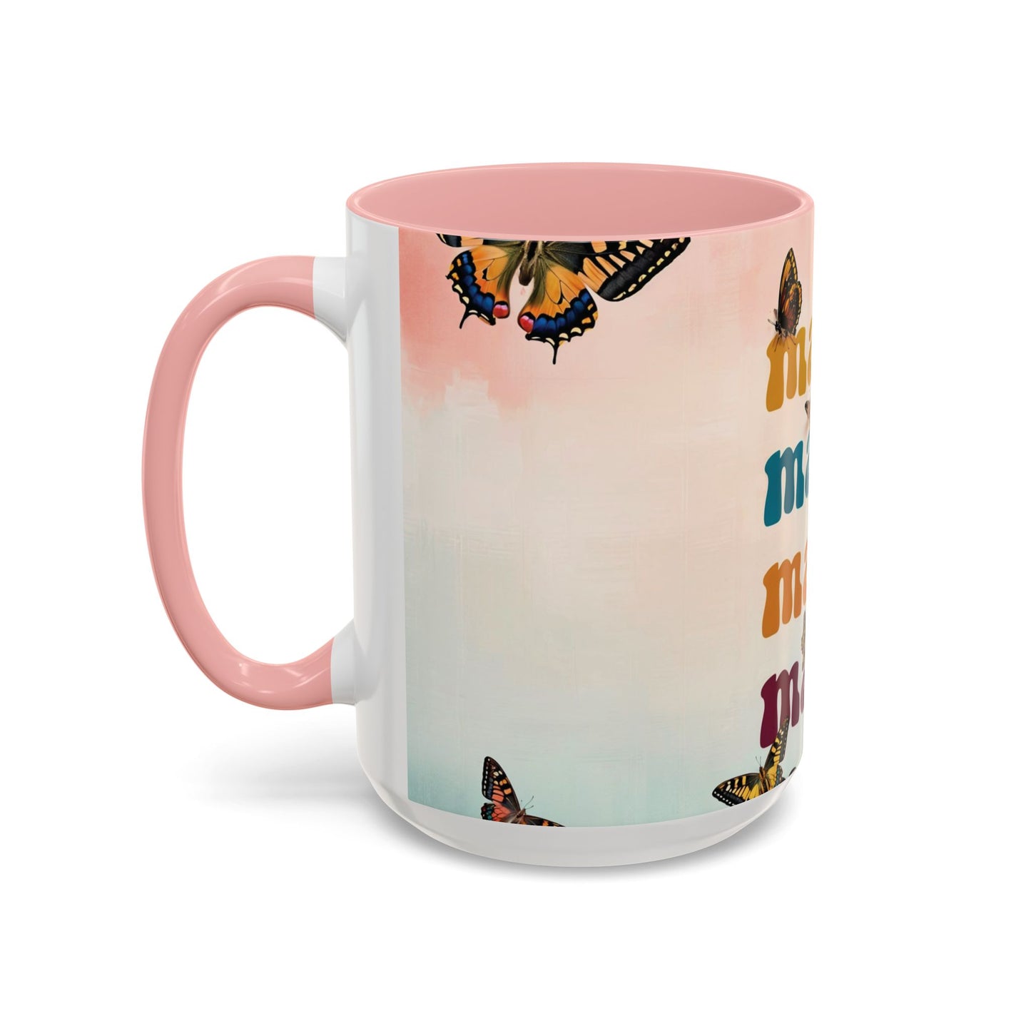 Coffee Mug - Butterfly Mama Accent Mug for Moms