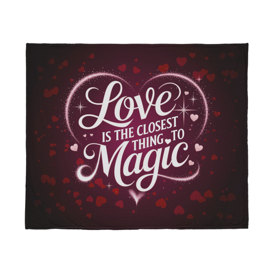 Love-Magic-Jersey Fleece Blanket