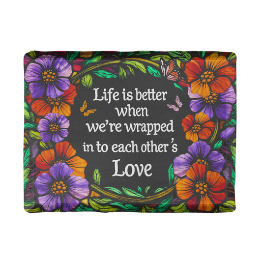 Wrapped In Love-Woven Blanket